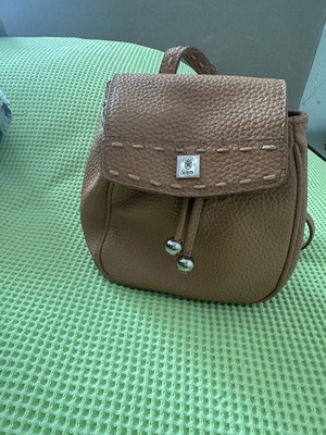 KEM Mini Backpack in very good condition, beige and brown