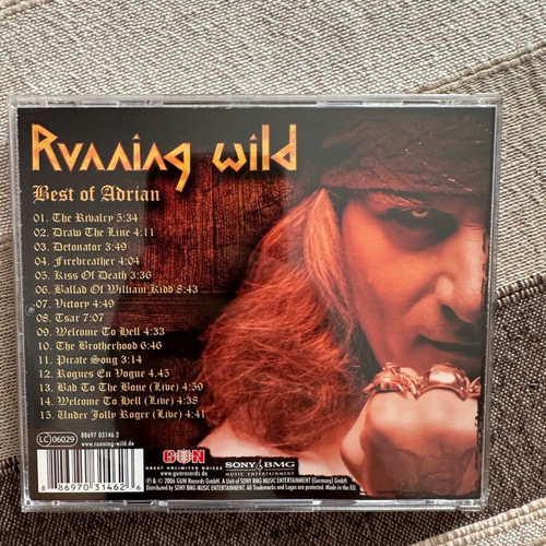 Running Wild Best of Adrian CD used, metal