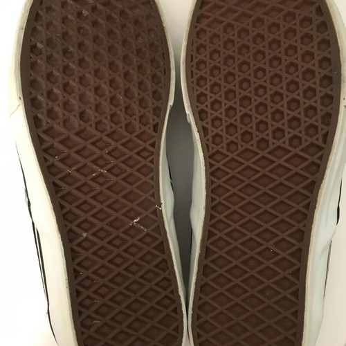 Vans slip on brown suede polka dot shoes used, size 40.5