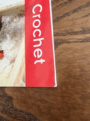 Crochet knitting book like new