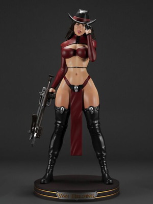 Anna Valerious Van Helsing model new 3D figure