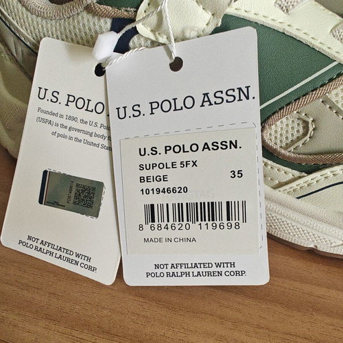 U.S. Polo Assn. Supole 5FX sneakers size 35 new, multicolor