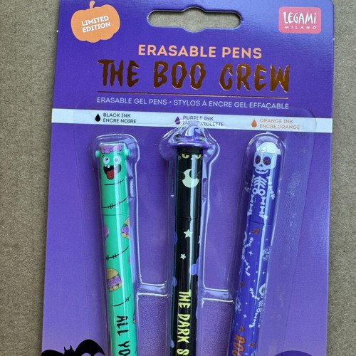 Legami Halloween erasable pens new