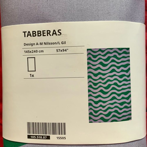 IKEA Tabberas Tablecloth 145 x 240 washable new