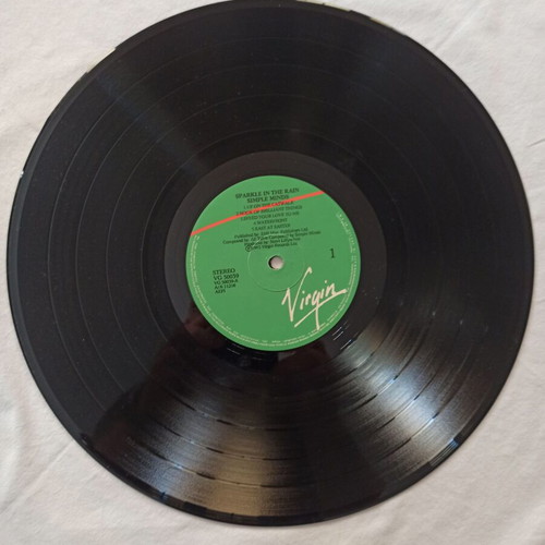 Simple Minds Sparkle in the Rain vinyl record used, rock LP