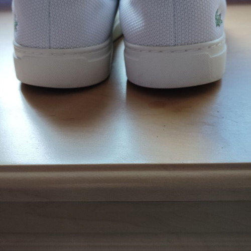 Lacoste men's sports sneakers used, size 42, white