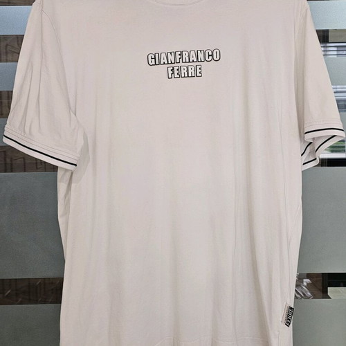 Gianfranco Ferre men's t-shirt like new, XL, white