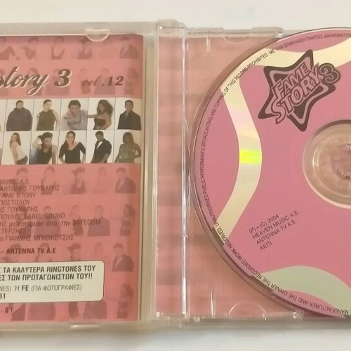 Fame Story 3 collectible CD like new