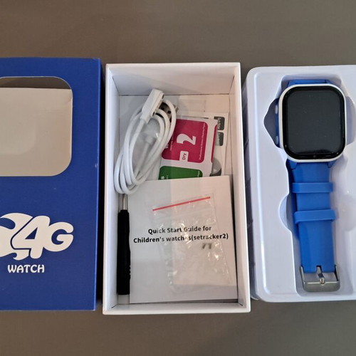 Smartwatch KT19 Pro like new, GPS, video call, Wi-Fi, Greek menu, blue