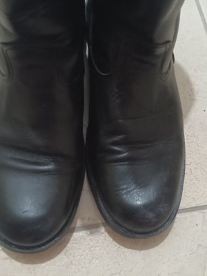 Endromides Military School Boots No 44, authentic leather