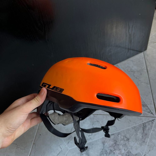 GT City Pro bicycle helmet, orange, size L