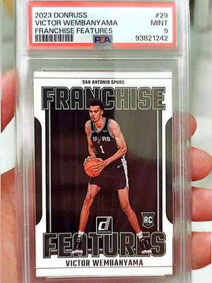 Victor Wembanyama 2023 Donruss Panini Graded Franchise Features #29 PSA Mint 9