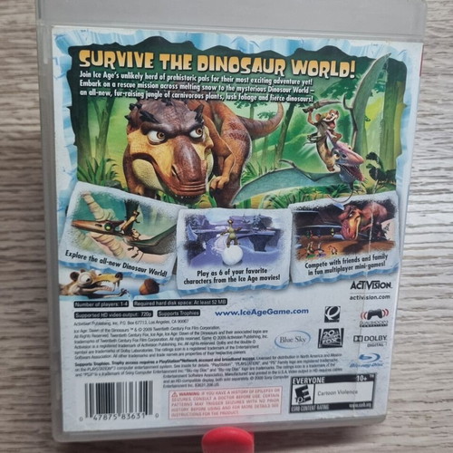 Ice Age Dawn of the Dinosaurs PS3 game like new