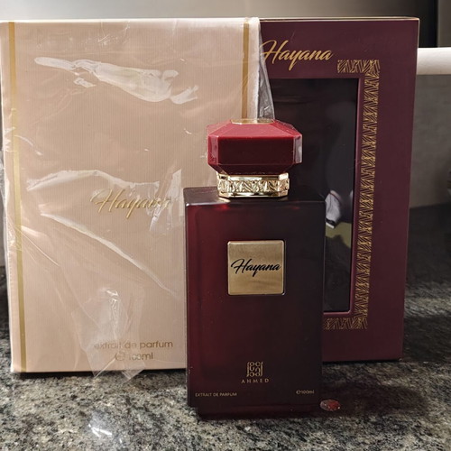 Ahmed Al Maghribi Hayana Edp 100ml like new, unisex vanilla fragrance