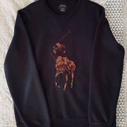 Ralph Lauren sweatshirt used, size M, black