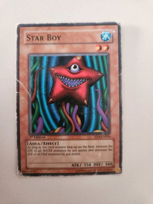 Yugi Oh Star Boy card used