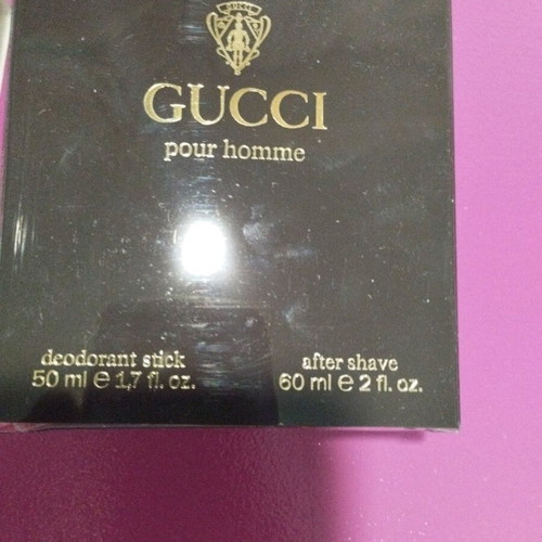 Gucci after shave and stick new with plastic wrap and box