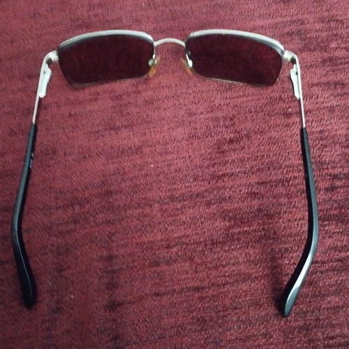 Essel Vintage Sunglasses Frame used, narrow rectangular metal