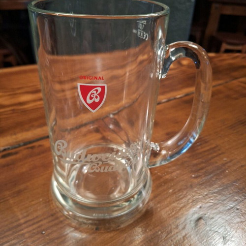Budweiser collectible glass new 1 liter