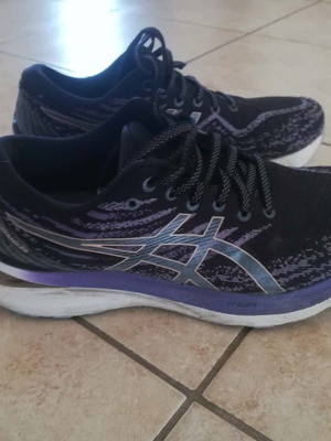 Αθλητικά παπούτσια Asics Gel Kayano 29 μεταχειρισμένα, νούμερο 41.5, μαύρο και μωβ