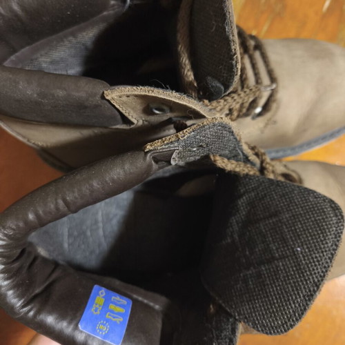 Men's boots size 45 used, brown