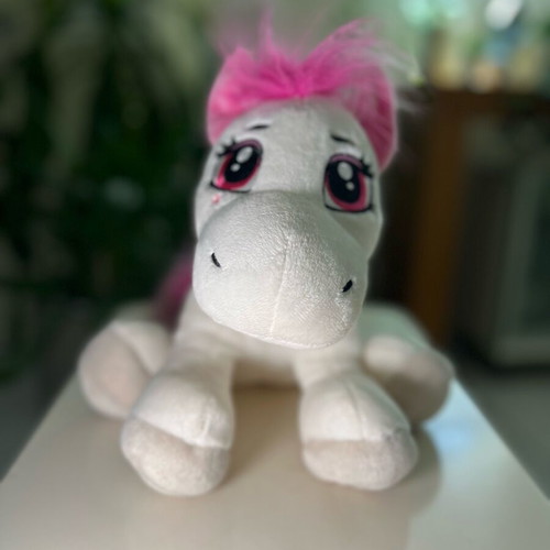 Keel Toys Ponytails White Soft Toy Horse new