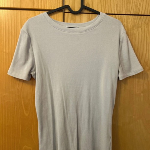 Zara ribbed short-sleeve blouse like new, size L