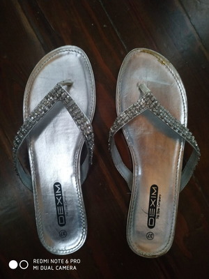 Dexim Silver Sandals like new, size 37