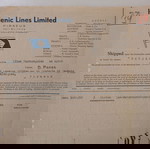  Φορτωτική (έγγραφο) από "HELLENIC LINES LIMITED" στο ατμόπλοιο "BELGION", 13/07/1936.