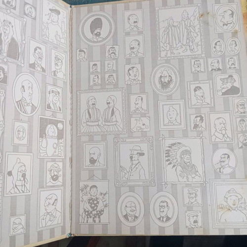 Tintin French 2 books used, Les Oranges Bleues & Toison d'Or
