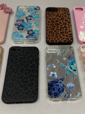 iPhone 8 cases used, pack of 8 pieces