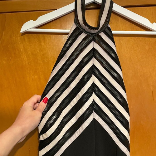 Women's one-piece S like new, black and beige