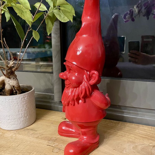 KARE Design decorative gnome red high-gloss new