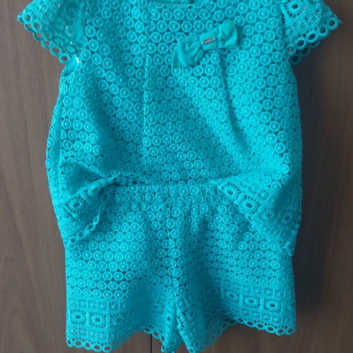Mayoral Guipure Lace Baby Set 2 Pieces Size 24 Months New