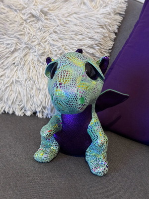Plush dragon 25 cm like new