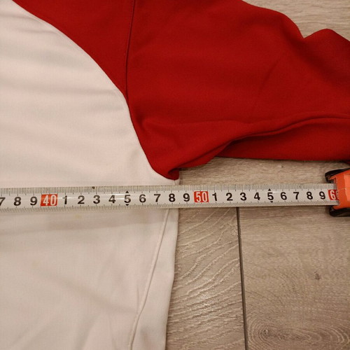 Nike Y2K track jacket used white-red raglan fit