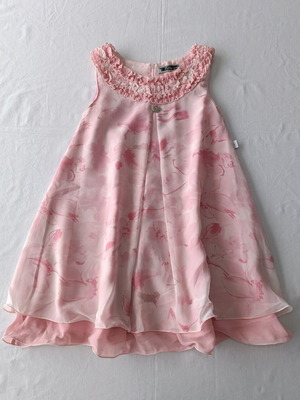 Evita pink girl dress like new, size 10 years