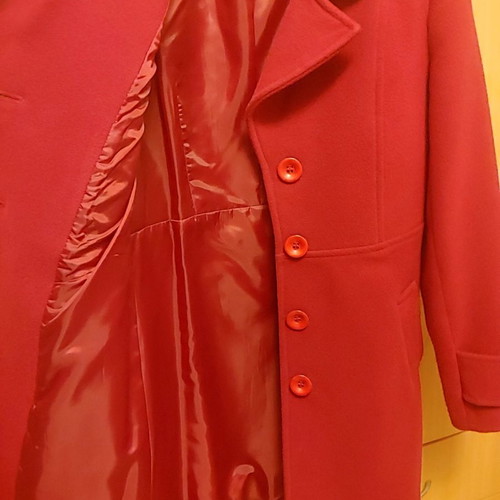 Ysatis coat red size S like new