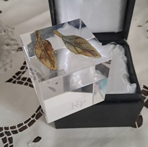 Διακόσμηση..Γυάλινος κύβος..Καινούριο..