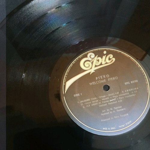 Welcome Piero vinyl record 33 rpm like new