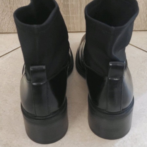 Bershka ankle boots new, black, size 40, galoshes style