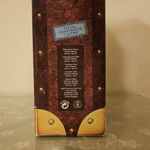 Spirit of Travel whisky set new with 5 sealed bottles