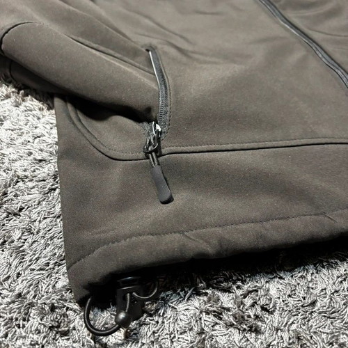Ergo black waterproof windbreaker jacket, size S