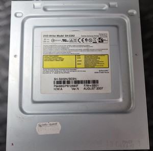 Toshiba Samsung DVD Writer Model SH-S202N IDE LightScribe