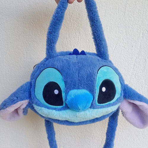 Stitch shoulder bag used, blue kids