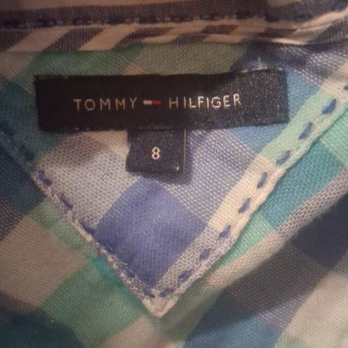 Tommy Hilfiger plaid long-sleeve shirt like new, size S