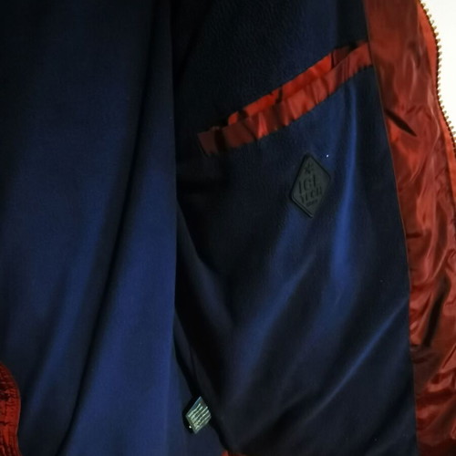 Ice Tech men's jacket used, burgundy, size XL