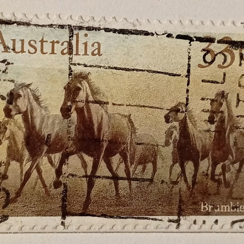 Australia stamp used