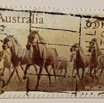 Australia stamp used