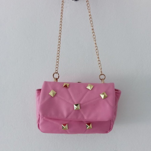 Girls' shoulder bag like new, pink